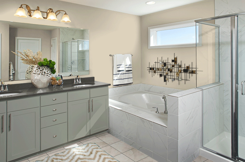 M/I Homes MN – Manchester Model – Bathroom – Home Virtual Design- Home ...